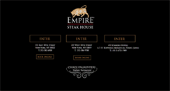 Desktop Screenshot of empiresteakhousenyc.com